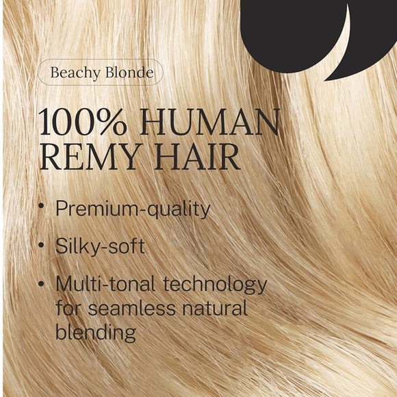 20” Beachy Blonde #613 Zala Halo 1pc 100% Human Hair Extensions 150g IT#CE4 - Picture 12 of 14